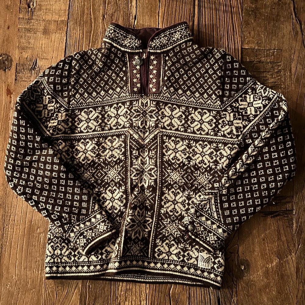 Dale of Norway Peace Women’s Knit 100% Wool Sweater size small